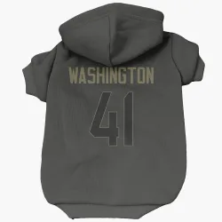 Indianapolis Colts Trey Washington Black Service Pet Hoodie for Dog & Cat