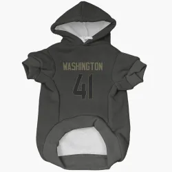 Indianapolis Colts Trey Washington Black Service Pet Hoodie for Dog & Cat