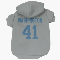 Indianapolis Colts Trey Washington Gray Pet Hoodie for Dog & Cat