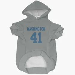 Indianapolis Colts Trey Washington Gray Pet Hoodie for Dog & Cat