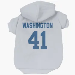 Indianapolis Colts Trey Washington White Pet Hoodie for Dog & Cat