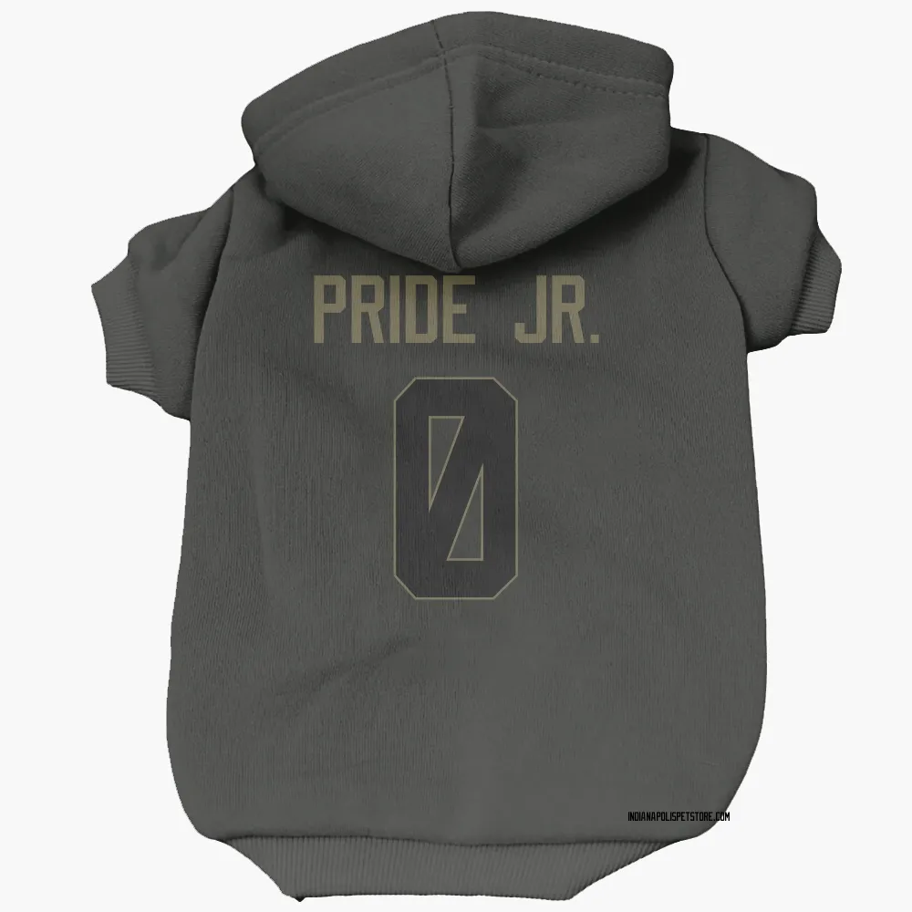 Indianapolis Colts Troy Pride Jr. Black Service Pet Hoodie for Dog & Cat