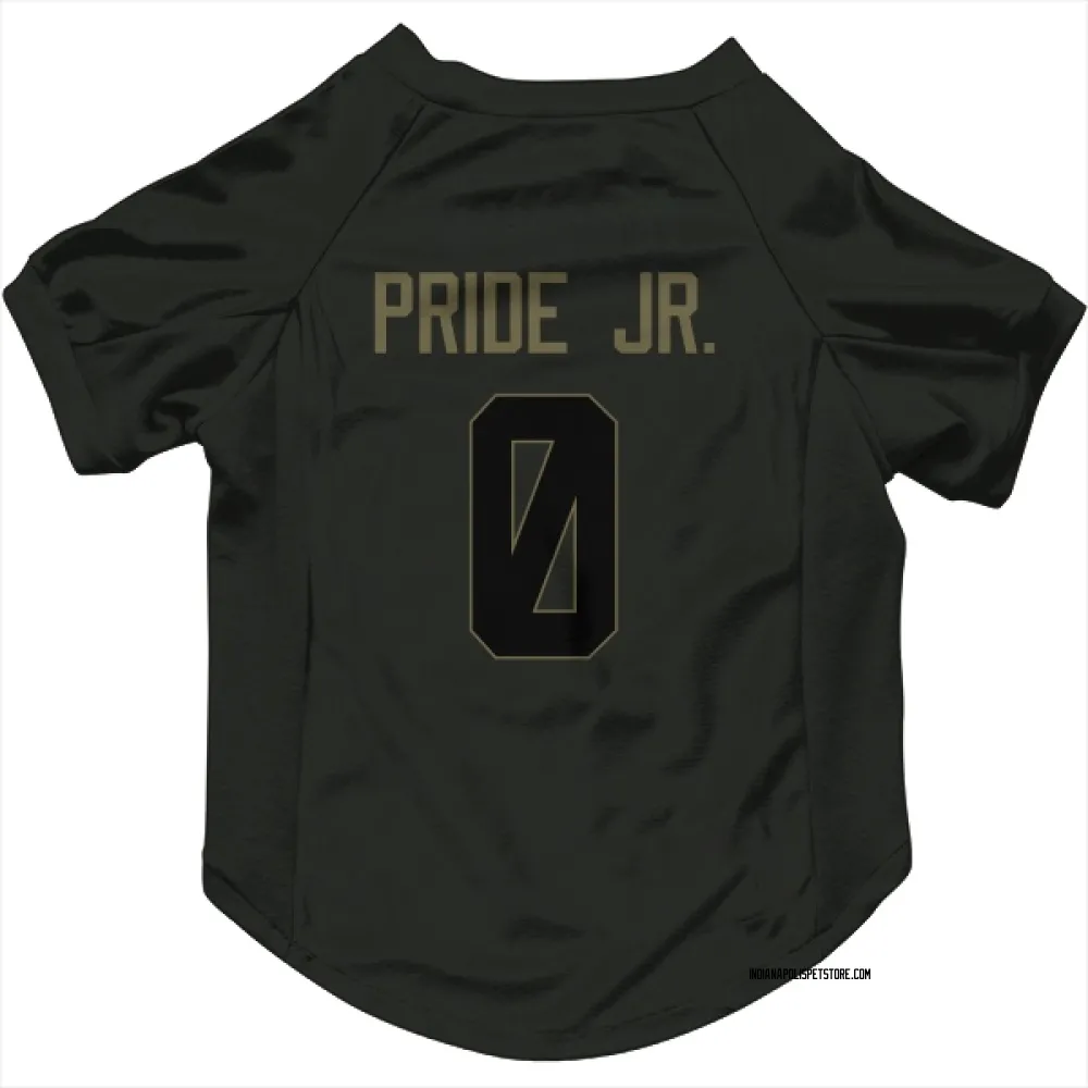 Indianapolis Colts Troy Pride Jr. Black Service Pet Jersey for Dog & Cat