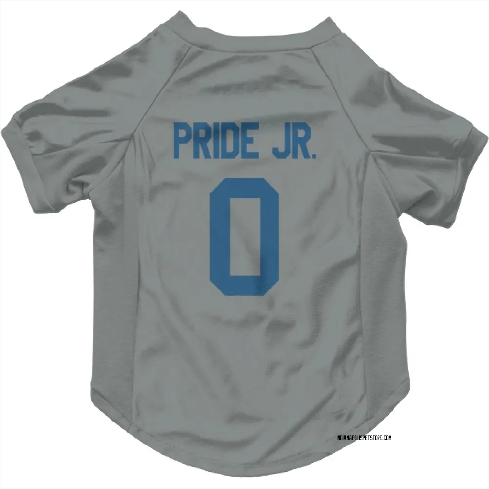 Indianapolis Colts Troy Pride Jr. Gray Pet Jersey for Dog & Cat