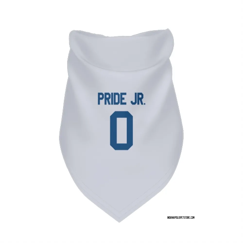 Indianapolis Colts Troy Pride Jr. White Pet Bandana for Dog & Cat