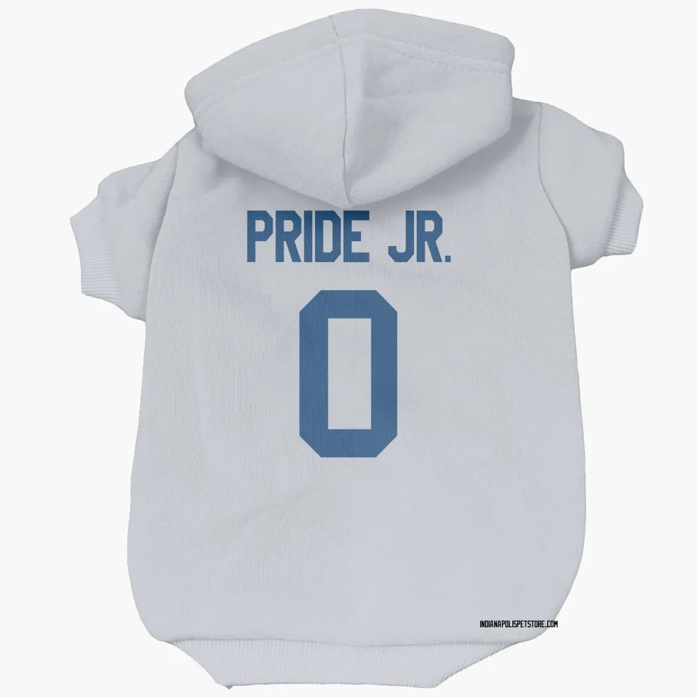 Indianapolis Colts Troy Pride Jr. White Pet Hoodie for Dog & Cat
