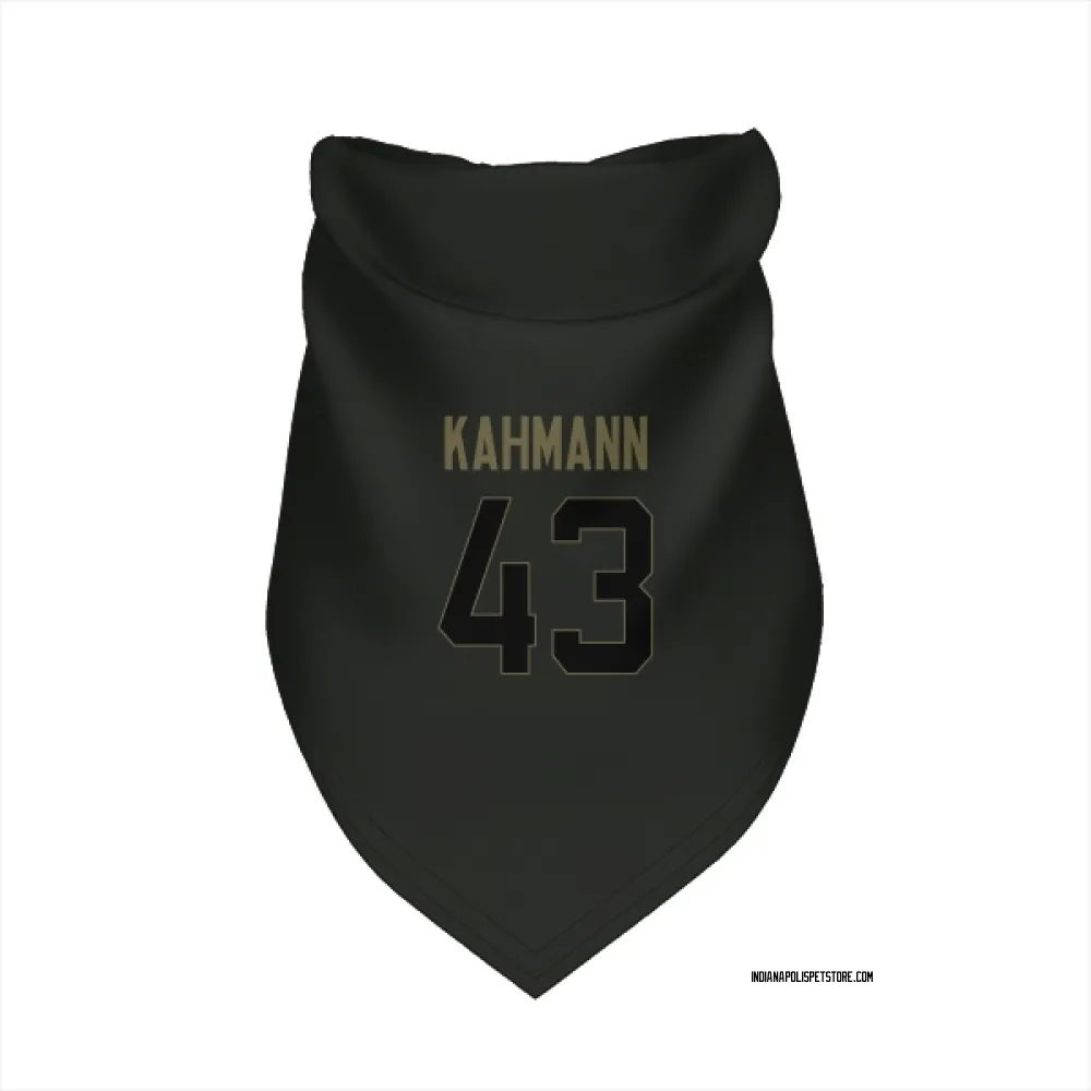 Indianapolis Colts Tyler Kahmann Black Service Pet Bandana for Dog & Cat