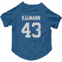 Indianapolis Colts Tyler Kahmann Royal Pet Jersey for Dog & Cat