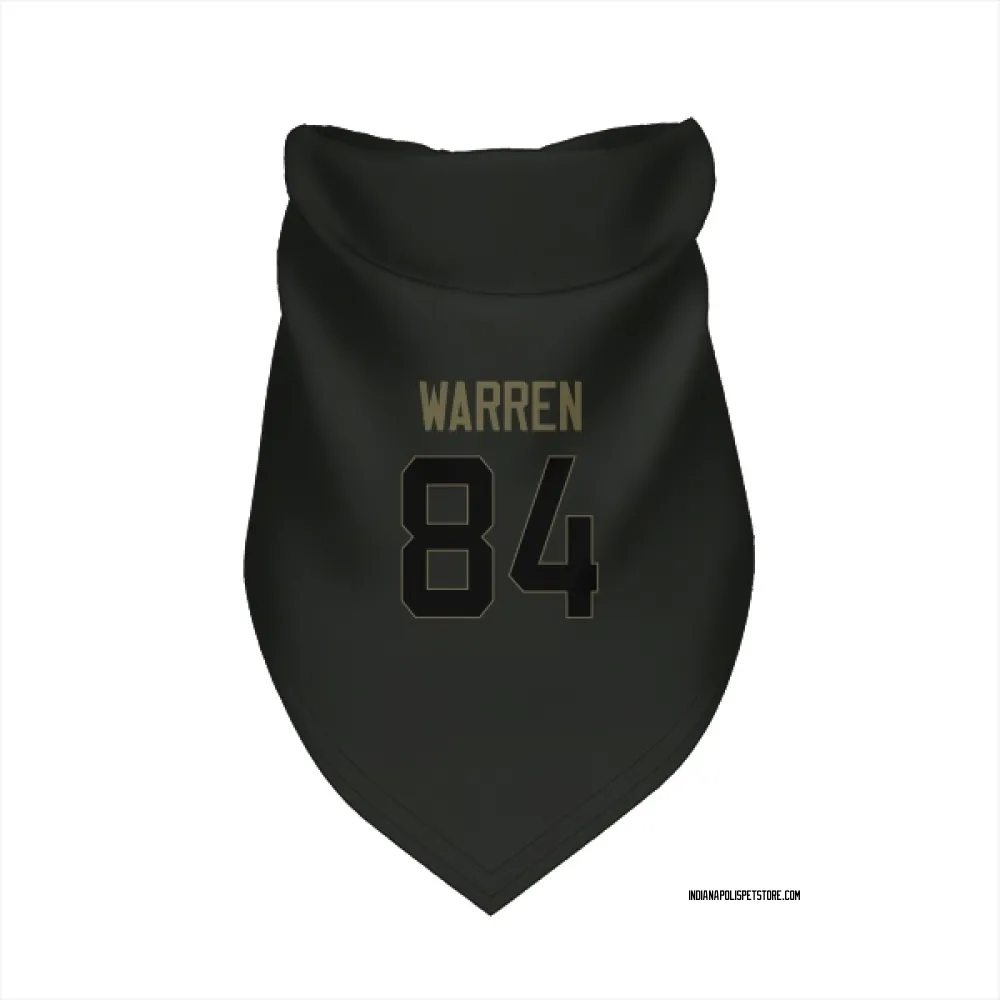 Indianapolis Colts Tyler Warren Black Service Pet Bandana for Dog & Cat
