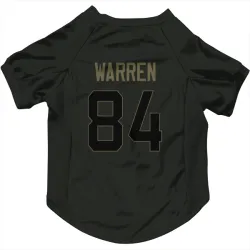 Indianapolis Colts Tyler Warren Black Service Pet Jersey for Dog & Cat
