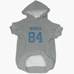 Indianapolis Colts Tyler Warren Gray Pet Hoodie for Dog & Cat