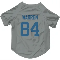 Indianapolis Colts Tyler Warren Gray Pet Jersey for Dog & Cat