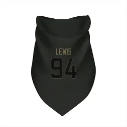 Indianapolis Colts Tyquan Lewis Black Service Pet Bandana for Dog & Cat