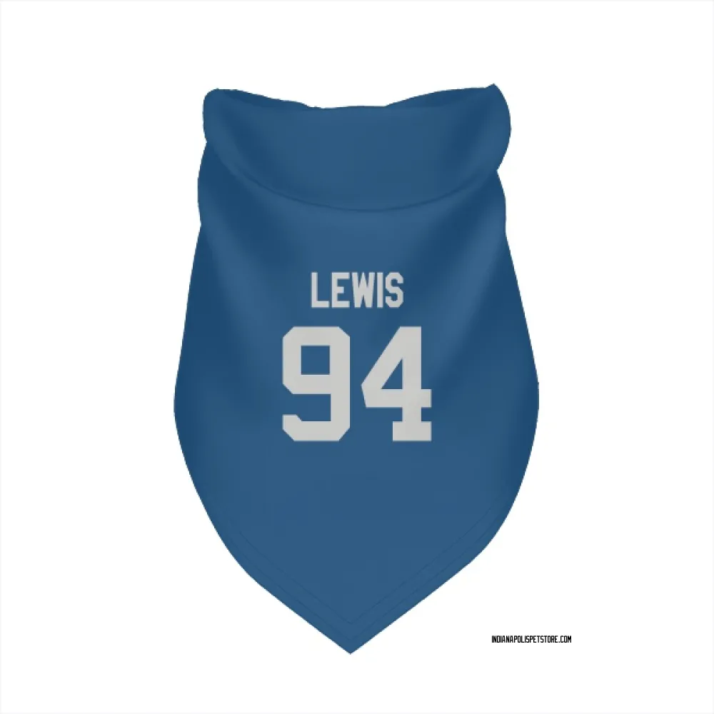 Indianapolis Colts Tyquan Lewis Royal Pet Bandana for Dog & Cat