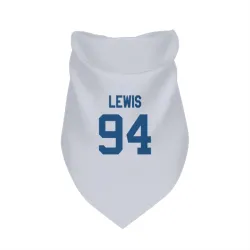 Indianapolis Colts Tyquan Lewis White Pet Bandana for Dog & Cat