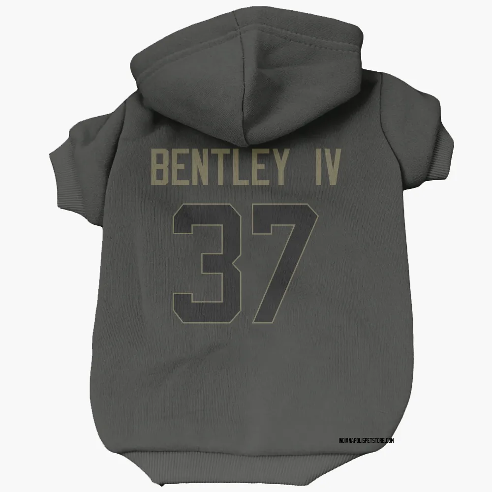 Indianapolis Colts Ulysses Bentley IV Black Service Pet Hoodie for Dog & Cat
