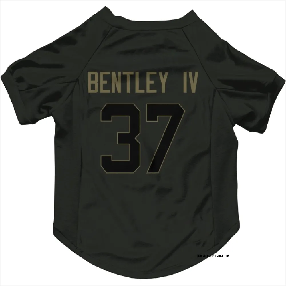 Indianapolis Colts Ulysses Bentley IV Black Service Pet Jersey for Dog & Cat