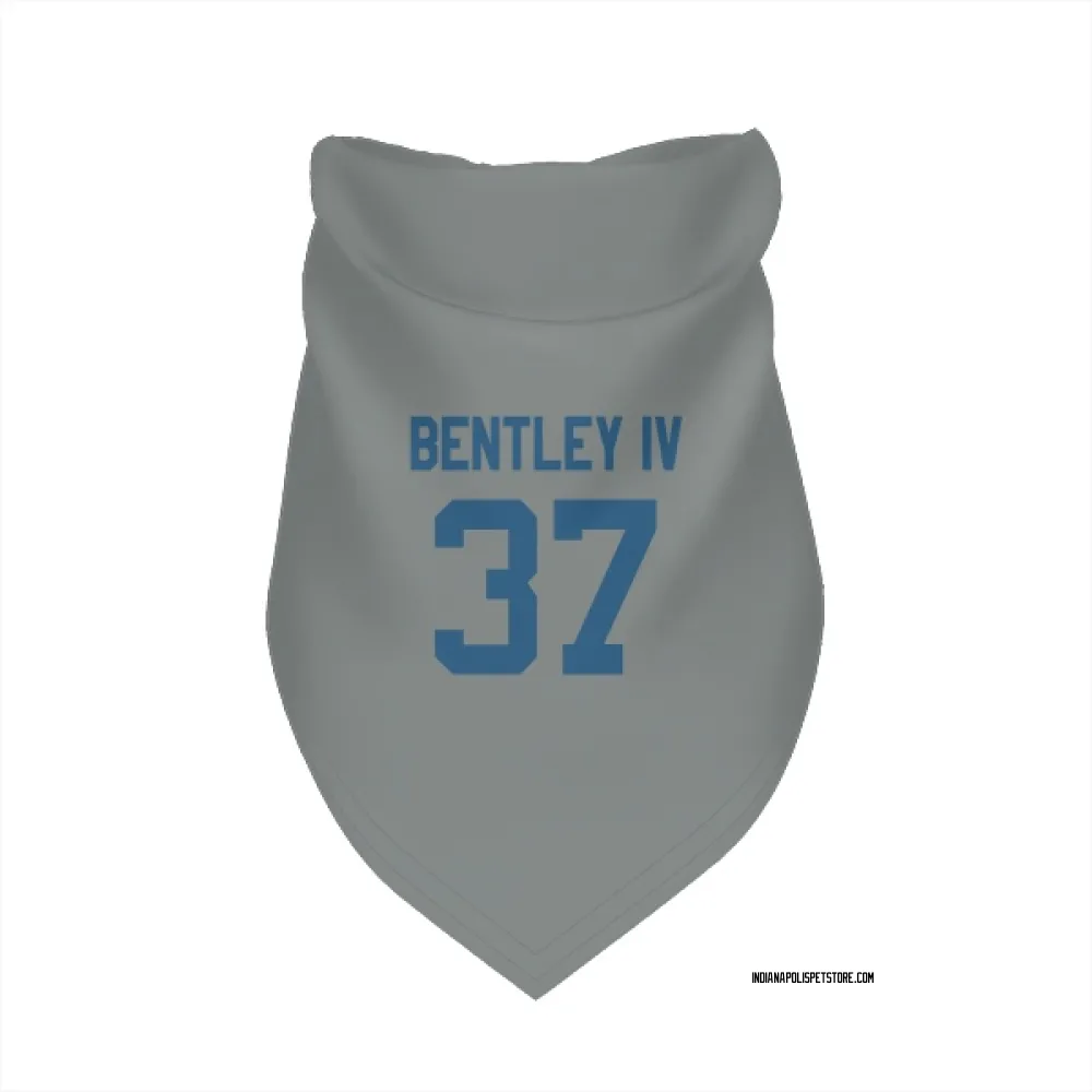 Indianapolis Colts Ulysses Bentley IV Gray Pet Bandana for Dog & Cat