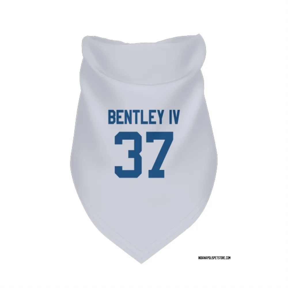 Indianapolis Colts Ulysses Bentley IV White Pet Bandana for Dog & Cat