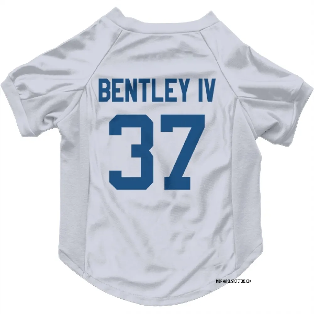 Indianapolis Colts Ulysses Bentley IV White Pet Jersey for Dog & Cat