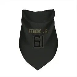 Indianapolis Colts Viliami Fehoko Jr. Black Service Pet Bandana for Dog & Cat