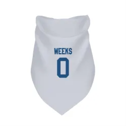 Indianapolis Colts West Weeks White Pet Bandana for Dog & Cat