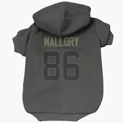 Indianapolis Colts Will Mallory Black Service Pet Hoodie for Dog & Cat