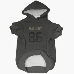 Indianapolis Colts Will Mallory Black Service Pet Hoodie for Dog & Cat
