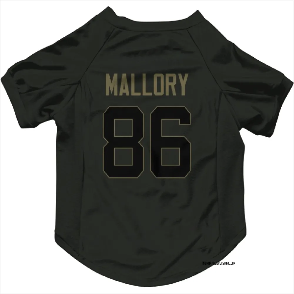 Indianapolis Colts Will Mallory Black Service Pet Jersey for Dog & Cat