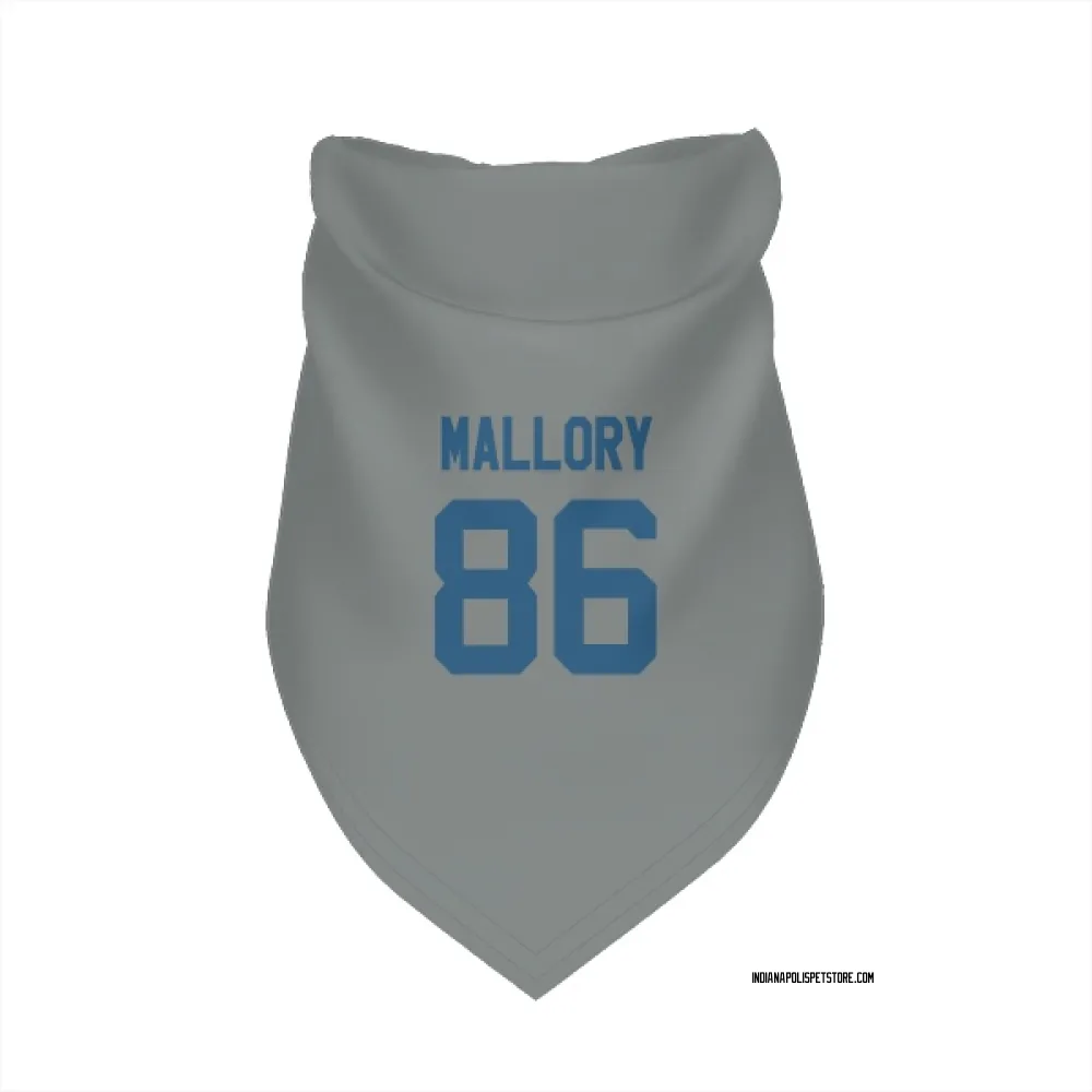 Indianapolis Colts Will Mallory Gray Pet Bandana for Dog & Cat