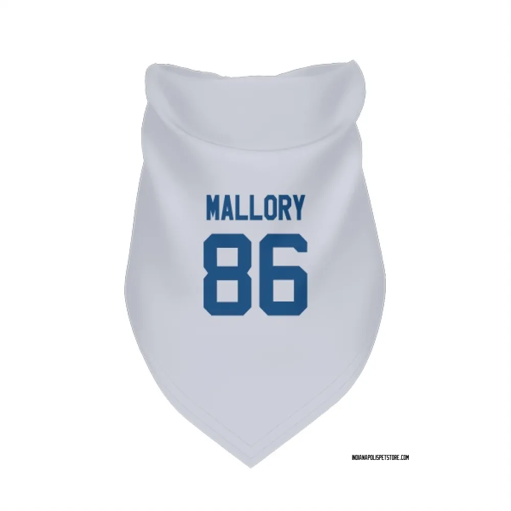 Indianapolis Colts Will Mallory White Pet Bandana for Dog & Cat