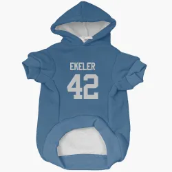 Indianapolis Colts Wyett Ekeler Royal Pet Hoodie for Dog & Cat
