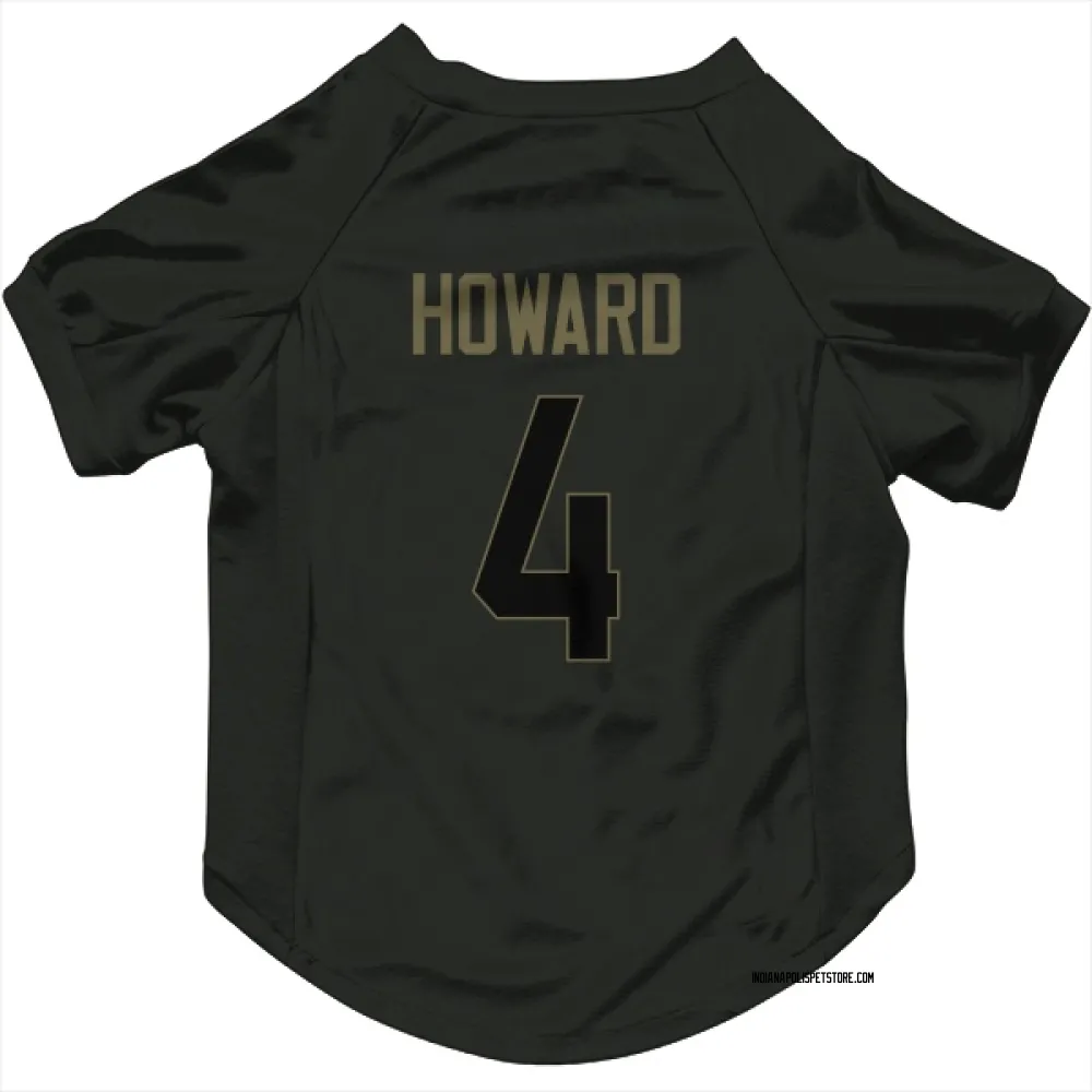 Indianapolis Colts Xavien Howard Black Service Pet Jersey for Dog & Cat