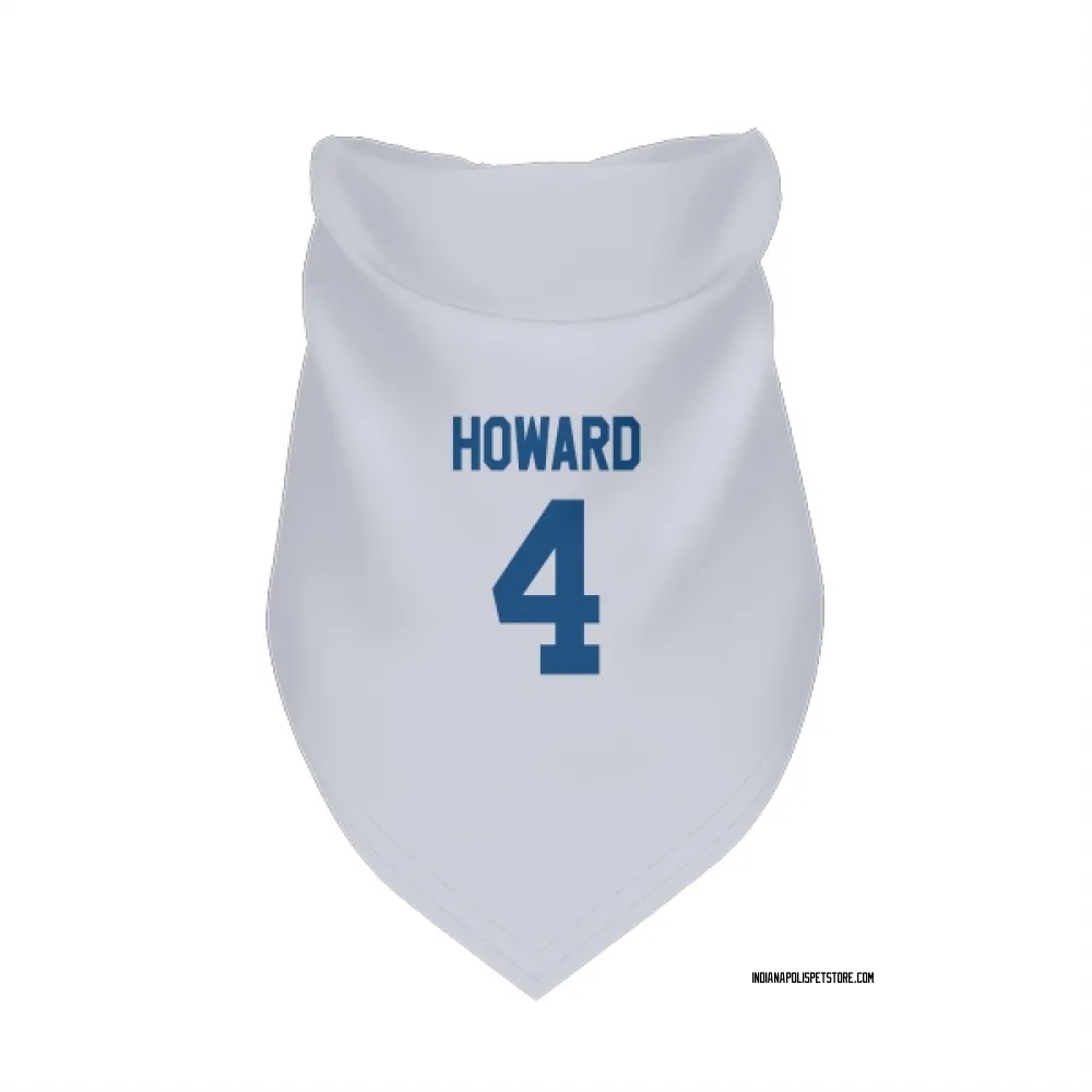 Indianapolis Colts Xavien Howard White Pet Bandana for Dog & Cat